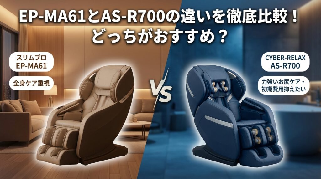 EP-MA61とAS-R700の違いを徹底比較！どっちがおすすめ？