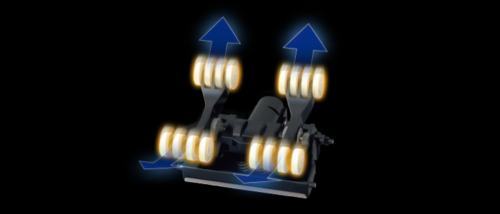 フジ医療器 マッサージチェア AS-R900 16連ローラー 3Dメカ