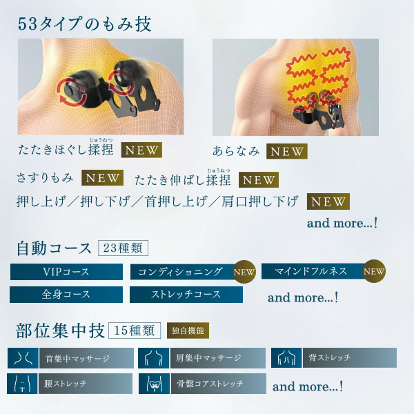 フジ医療器 マッサージチェア AS-R2200 コース種類